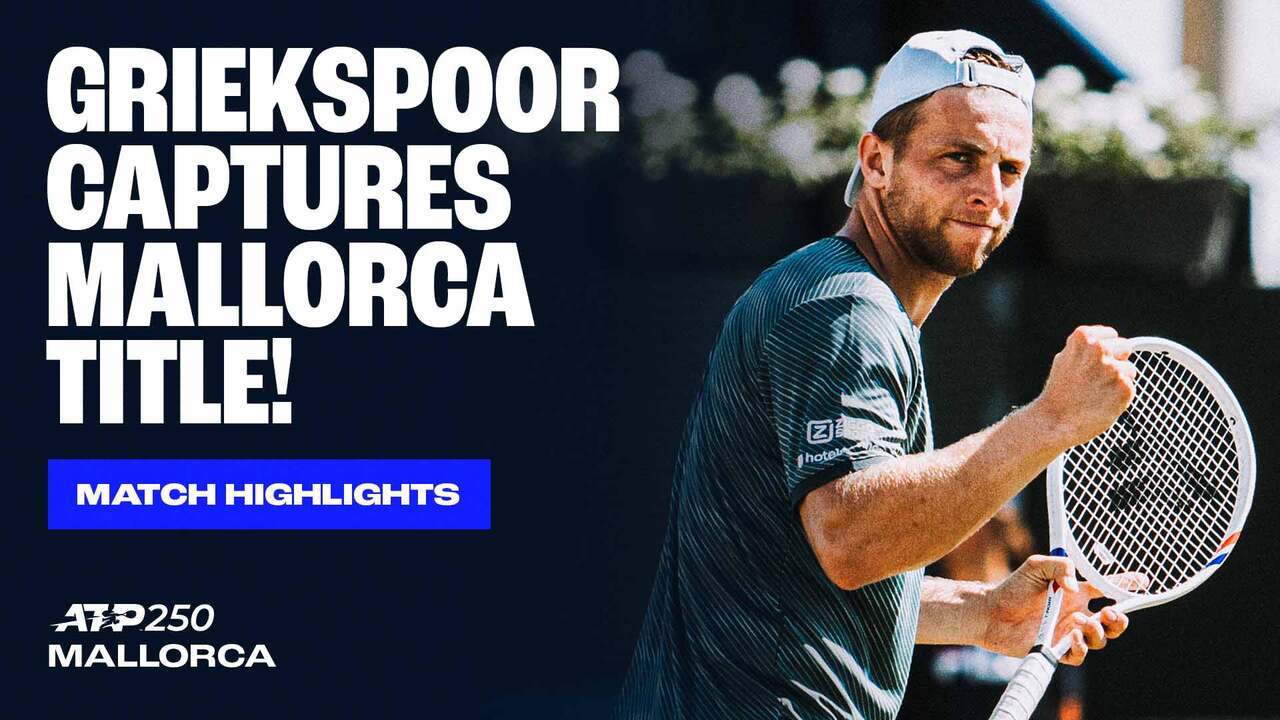 Highlights: Griekspoor holds off Moutet in Mallorca final 2025