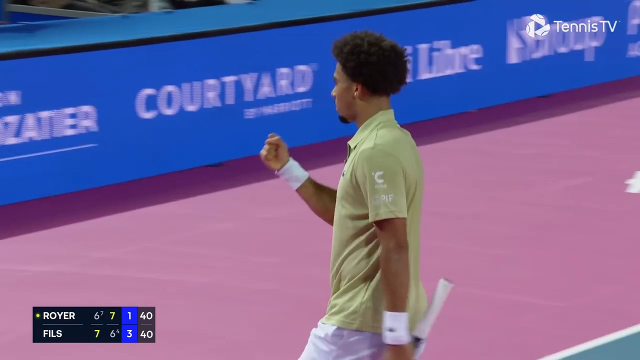 Hot Shot: Fils carves break point with scorching return winner in Montpellier 2026