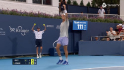 Hot Shot: Atmane gana un espectacular punto ante Fritz en Cincinnati 2025