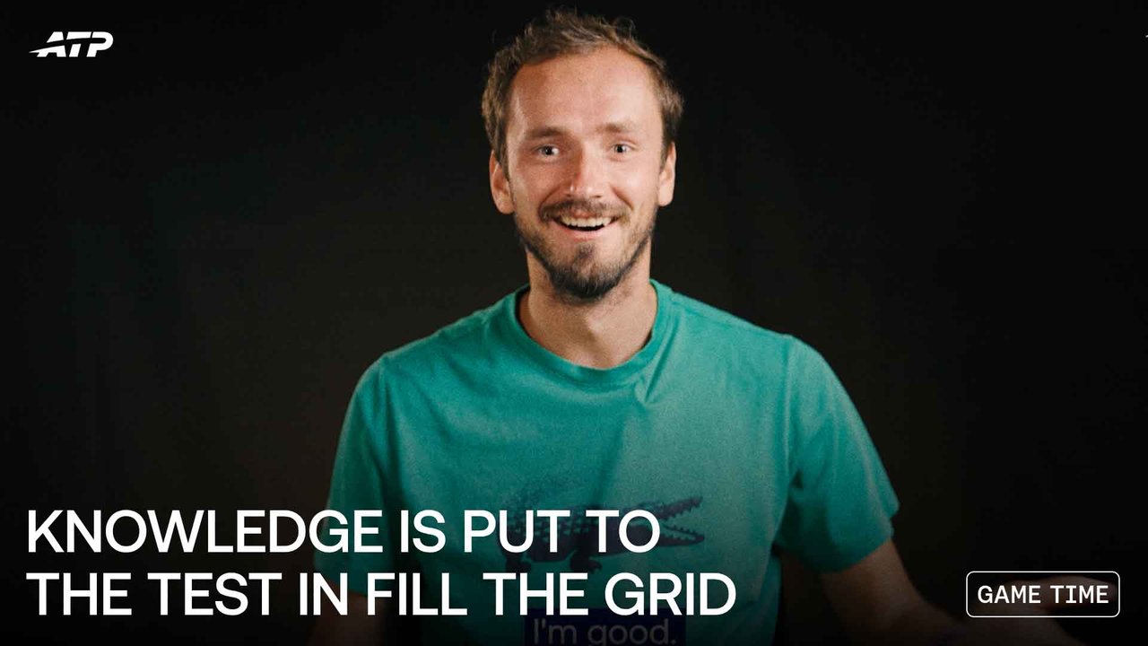 Medvedev, Zverev & co. test their ATP Tour knowledge in Fill The Grid!