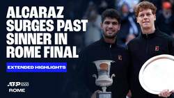 Extended Highlights: Alcaraz reignites Sinner rivalry in Rome final