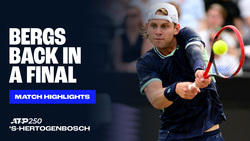 Highlights: Bergs dominates Opelka for 's-Hertogenbosch 2025 final berth