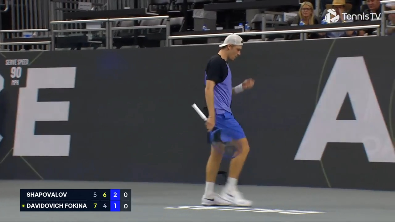 Hot Shot: Shapovalov angles 'meaty' return winner in Dallas