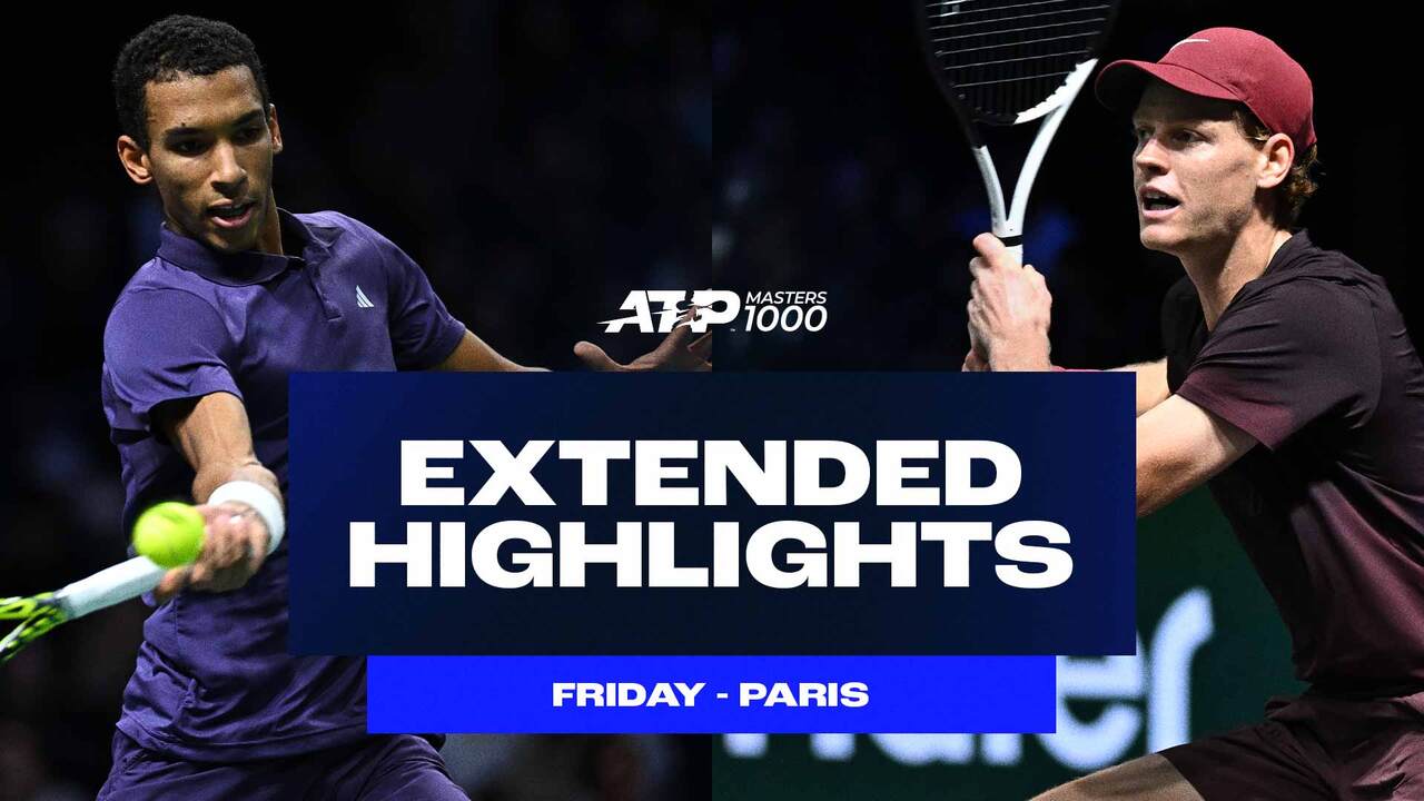 Extended Highlights: Auger-Aliassime, Sinner win; Zverev saves 2 MPs in Paris 2025 QFs