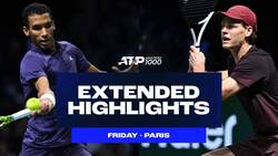 Extended Highlights: Auger-Aliassime, Sinner win; Zverev saves 2 MPs in Paris 2025 QFs
