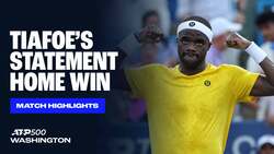 Highlights: Tiafoe takes out returning finalist Cobolli in Washington 2025