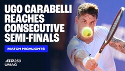 Highlights: Ugo Carabelli advances to Umag 2025 SFs after Llamas Ruiz retires