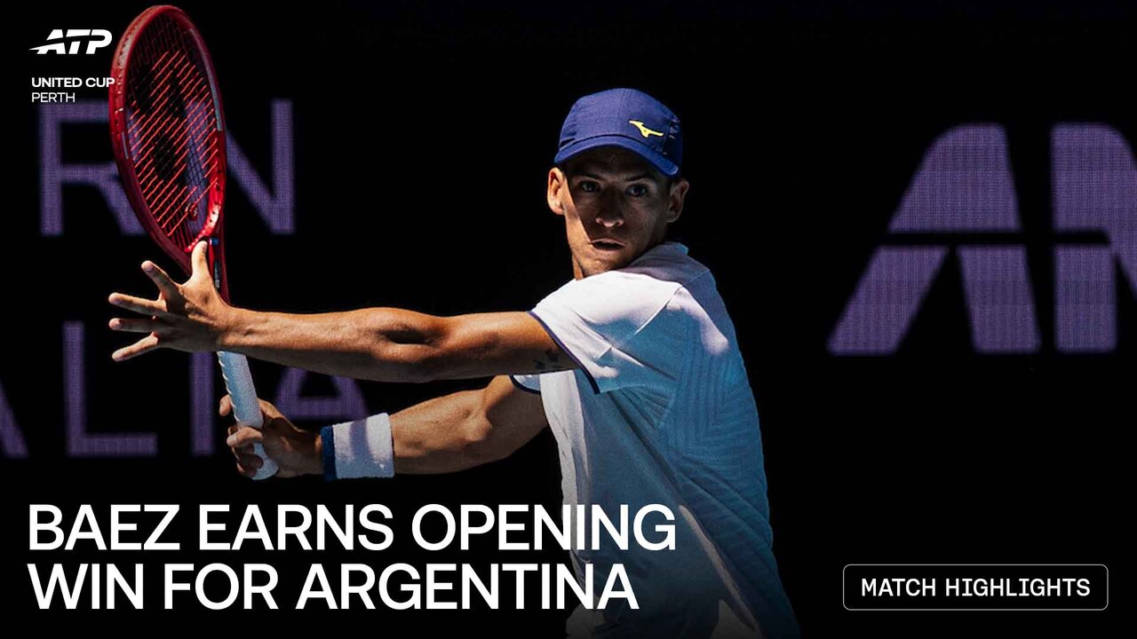 Highlights: Baez makes winning start at United Cup