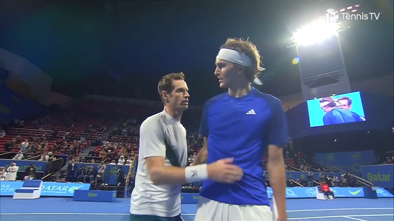 Watch Murray Complete Zverev Win In Style In Doha Video Search Results ATP Tour Tennis