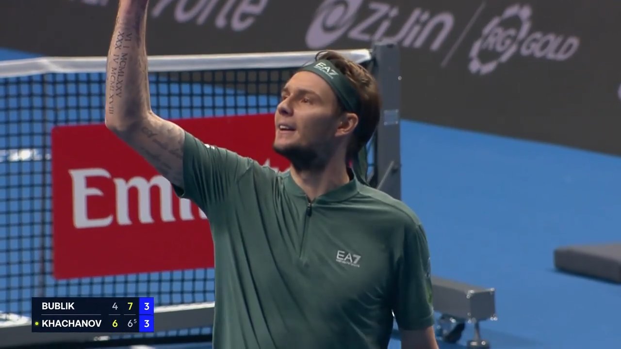 Hot Shot: Bublik's stunning reactions in Almaty 2026