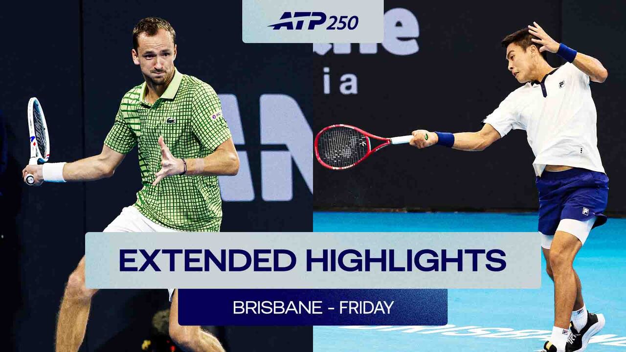 Extended Highlights: Medvedev, Nakashima among QF winners in Brisbane 2026