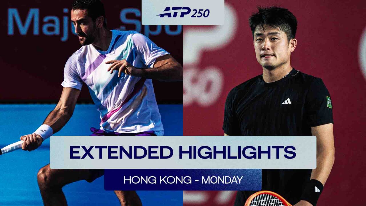 Extended Highlights: Cilic, Wu, Borges advance on Day 1 in Hong Kong 2026