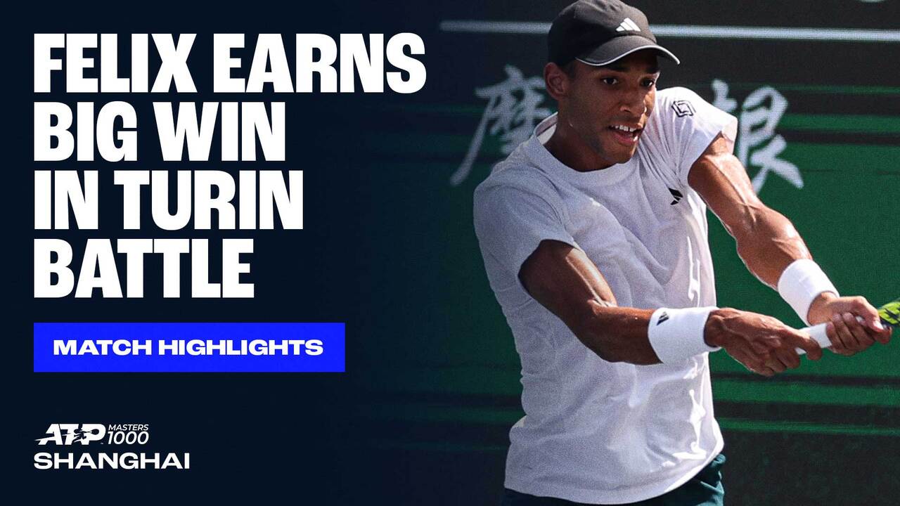 Highlights: Auger-Aliassime sinks Turin rival Musetti in Shanghai