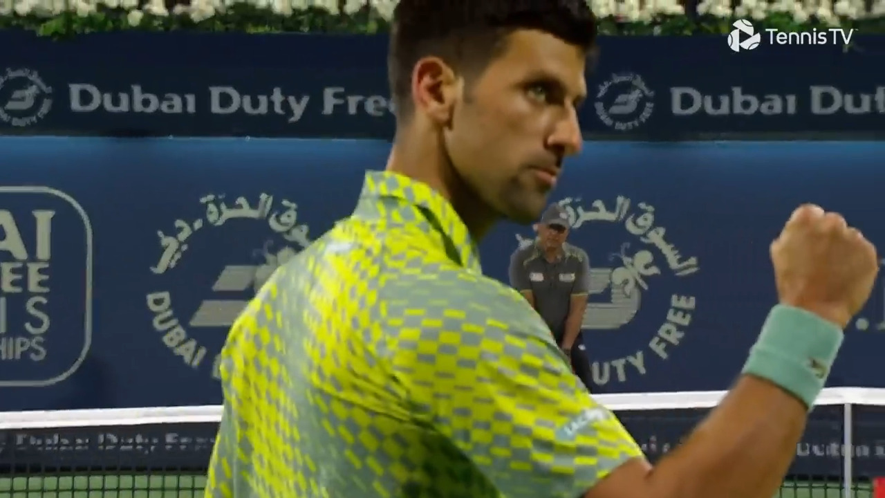 Novak Djokovic Beats Tallon Griekspoor In Dubai ATP Tour Tennis