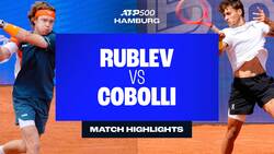 Highlights: Cobolli downs Rublev in Hamburg final to win biggest title of his career