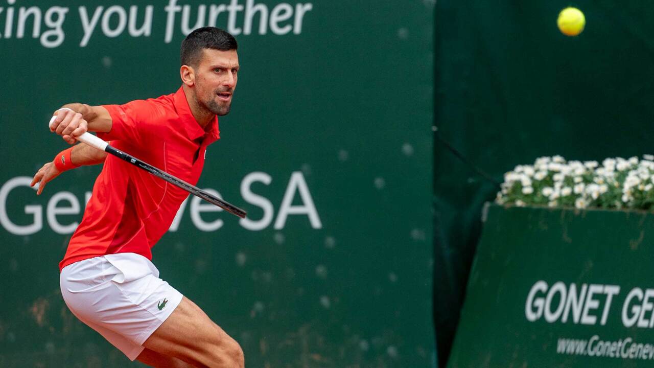 Hot Shot: Djokovic plays perfect dropper to save BP in Geneva