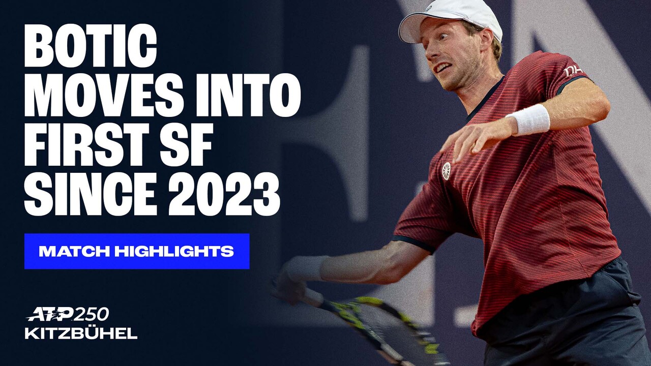 Highlights: Van de Zandschulp battles Seyboth Wild for Kitzbuhel SF spot