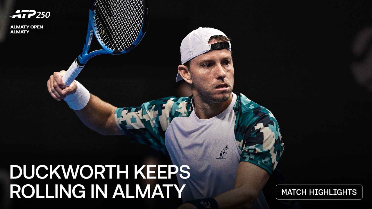 Highlights: Duckworth upsets Darderi to reach Almaty QFs
