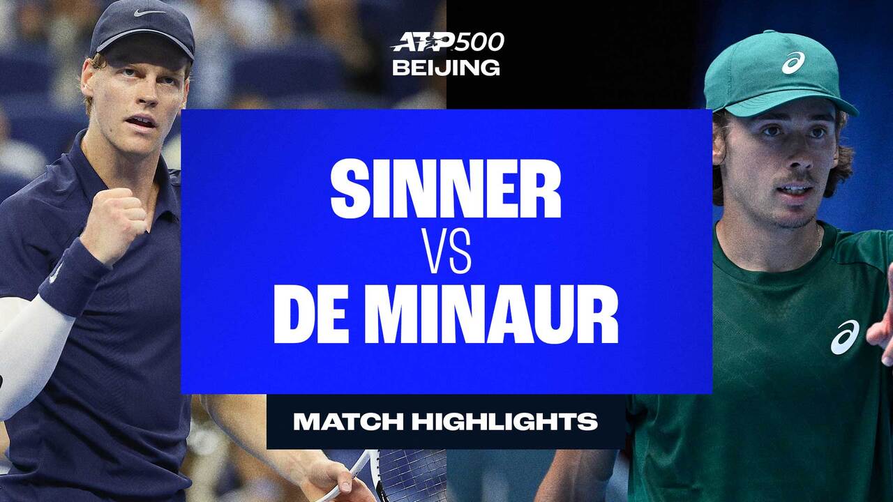 Highlights: Sinner shuts door on De Minaur, advances to Beijing final