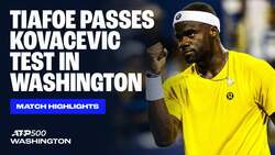 Highlights: Tiafoe denies Kovacevic in all-American Washington R2 thriller 2025