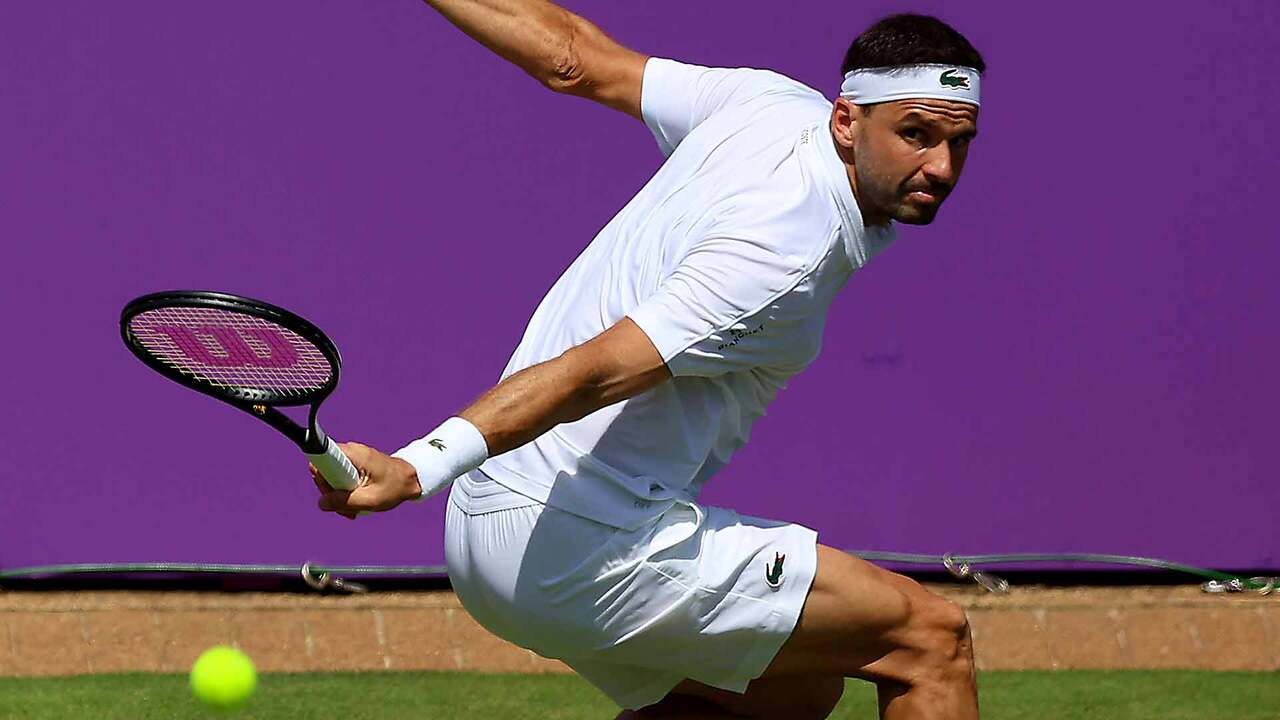 Grigor Dimitrov leads the Day 1 winners at the cinch Championships in Queen's. Watch live & on demand at tennistv.com. Photo: Getty Images