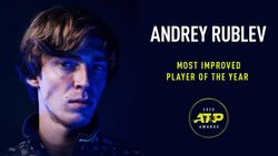 Rublev, Elegido Como El Jugador De Mayor Progreso En 2020
