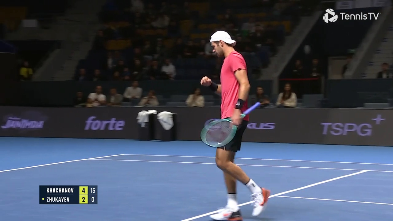 Watch Karen Khachanov hit a stunning volley against home favorite Beibit Zhukayev at the Almaty Open 2024. Watch live & on demand at TennisTV.com.