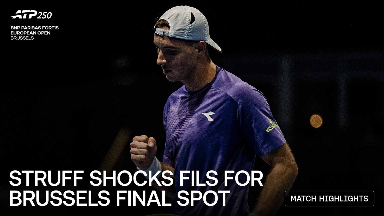 Highlights: Struff holds firm to upset top seed Fils, marches into Brussels 2026 final