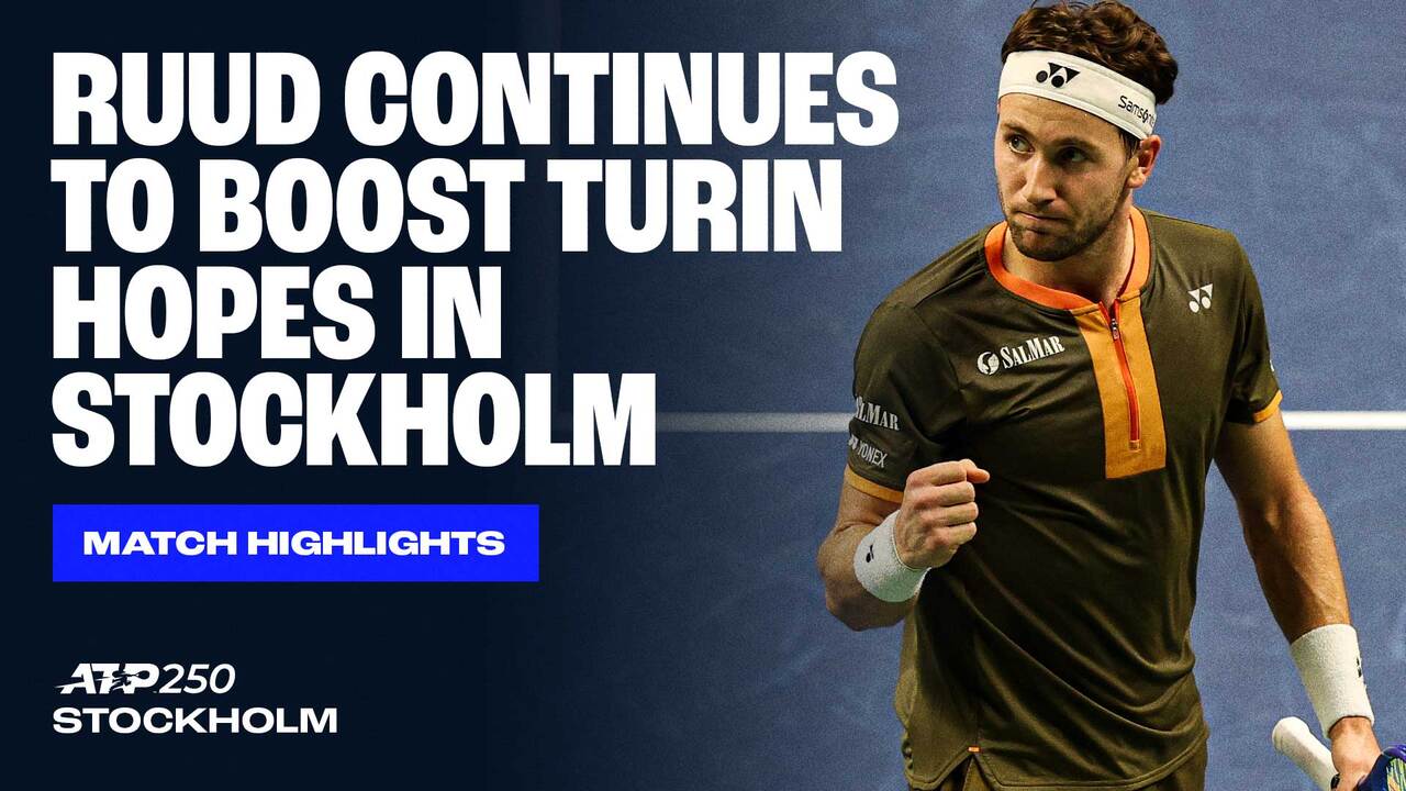Highlights: Ruud sinks Shapovalov in Stockholm