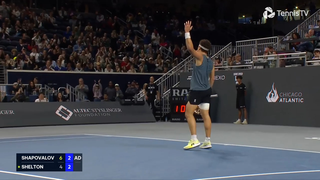 Hot Shot: Shelton saves crucial break point in thrilling fashion in Dallas 2026