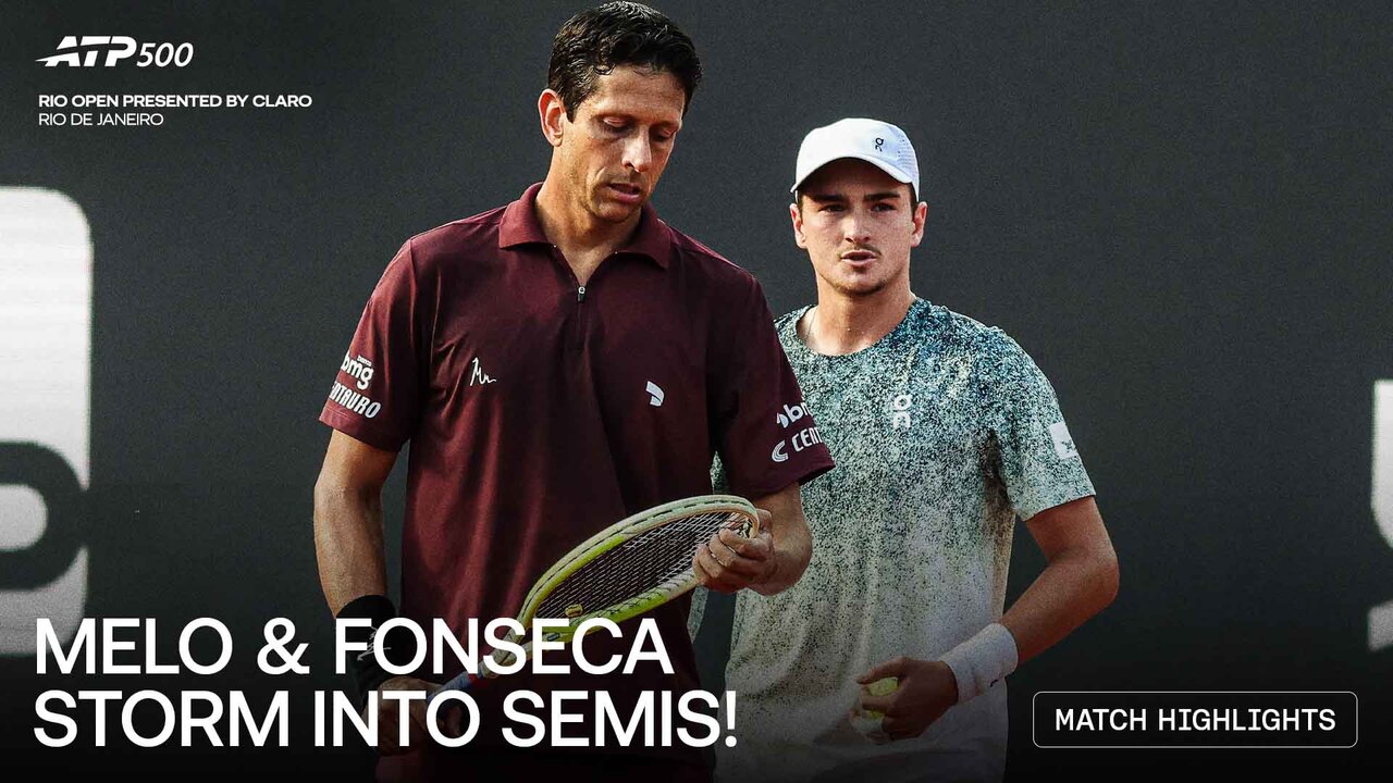 Highlights: Fonseca/Melo ease past Gonzalez/Molteni in Rio de Janeiro doubles QF