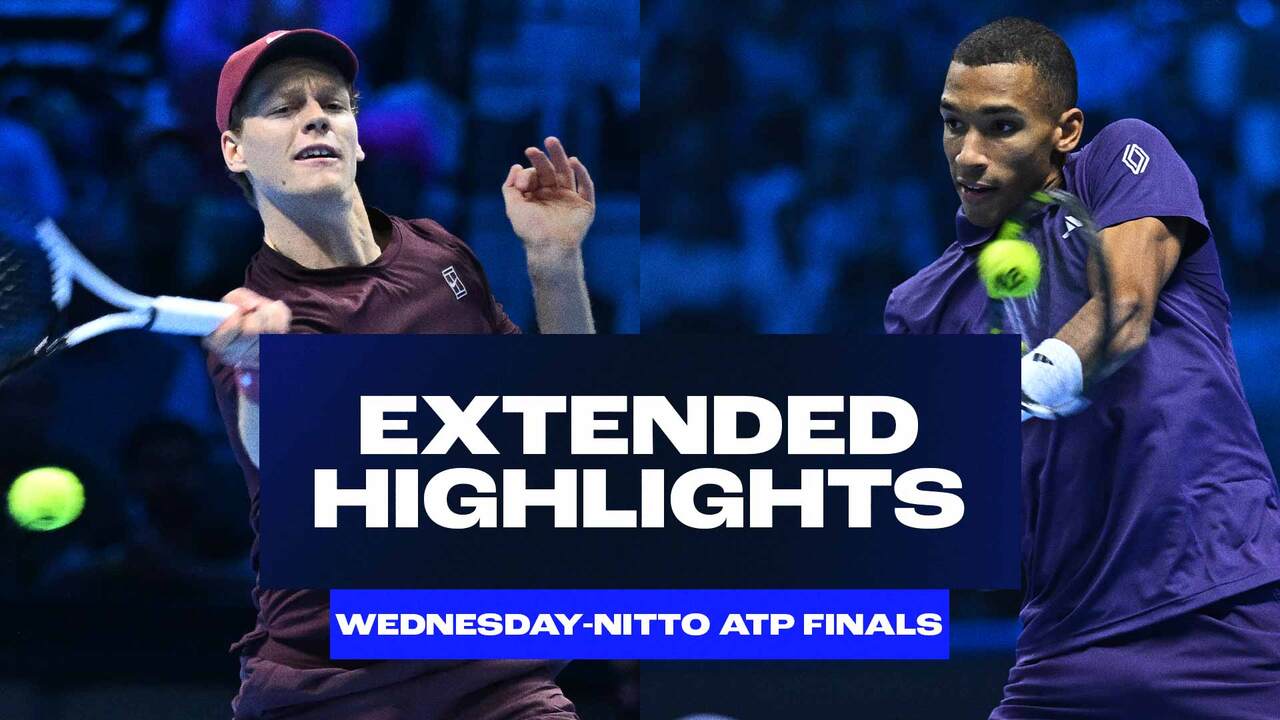 Extended Highlights: Sinner beats Zverev, Auger-Aliassime edges Shelton in Turin