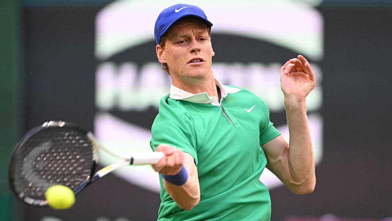 Watch Jannik Sinner's fiery winner in Halle on Thursday. Watch live & on-demand at tennistv.com.