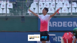 Match Point Celebration: Sonego Wins Cagliari 2021 Title