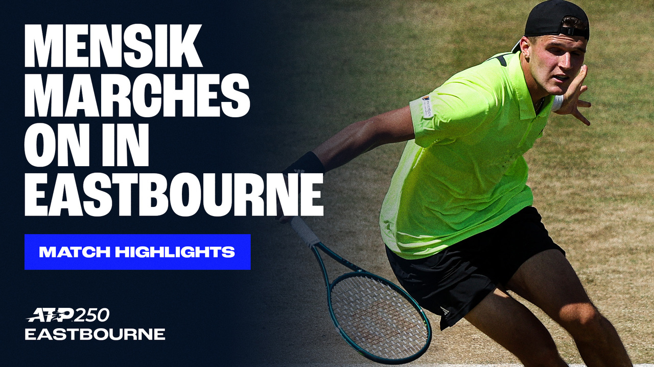 Highlights: Mensik defeats Opelka for Eastbourne QF spot 