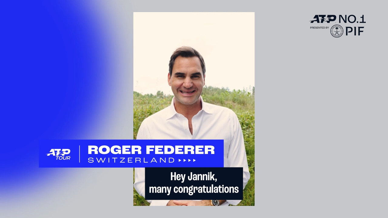 Federer, Roddick, Borg & more former No. 1s congratulate Sinner