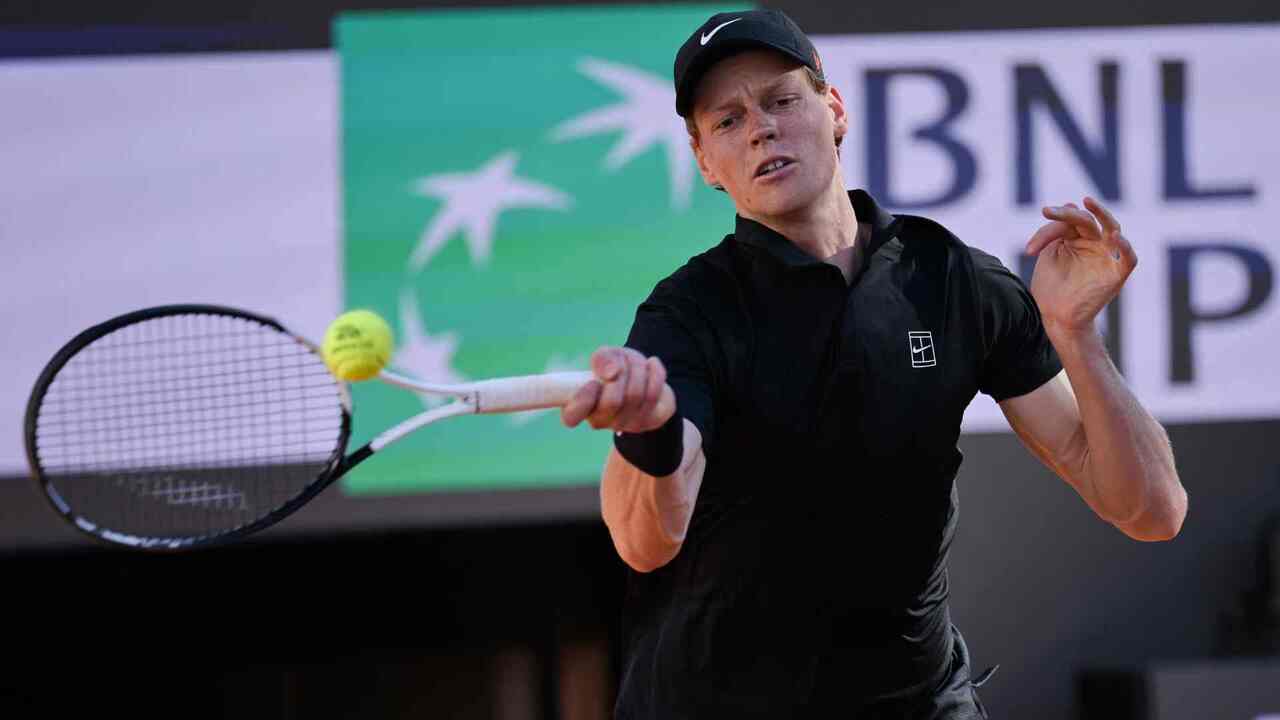 Watch Jannik Sinner fire a ferocious forehand winner at the Internazionali BNL d'Italia. Watch live & on demand at TennisTV.com.