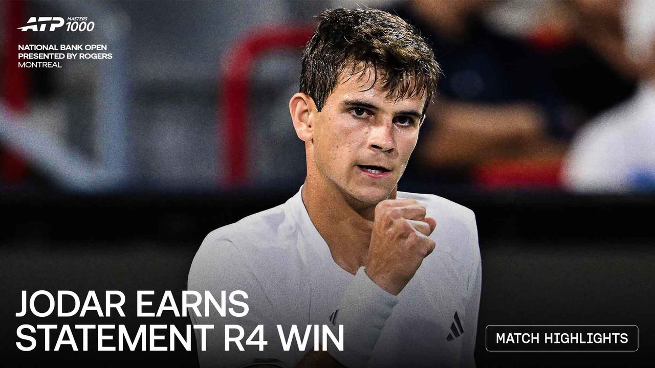 Highlights: Jodar overwhelms Lehecka in Montreal 2026 R4