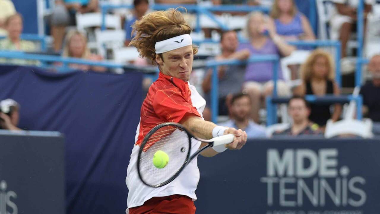 Highlights: Rublev rallies to three-set win in Washington opener