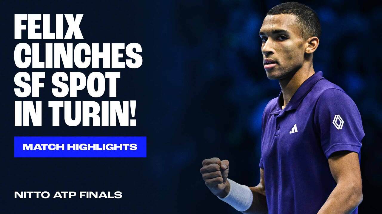 Highlights: Auger-Aliassime downs Zverev, books SF spot in Turin