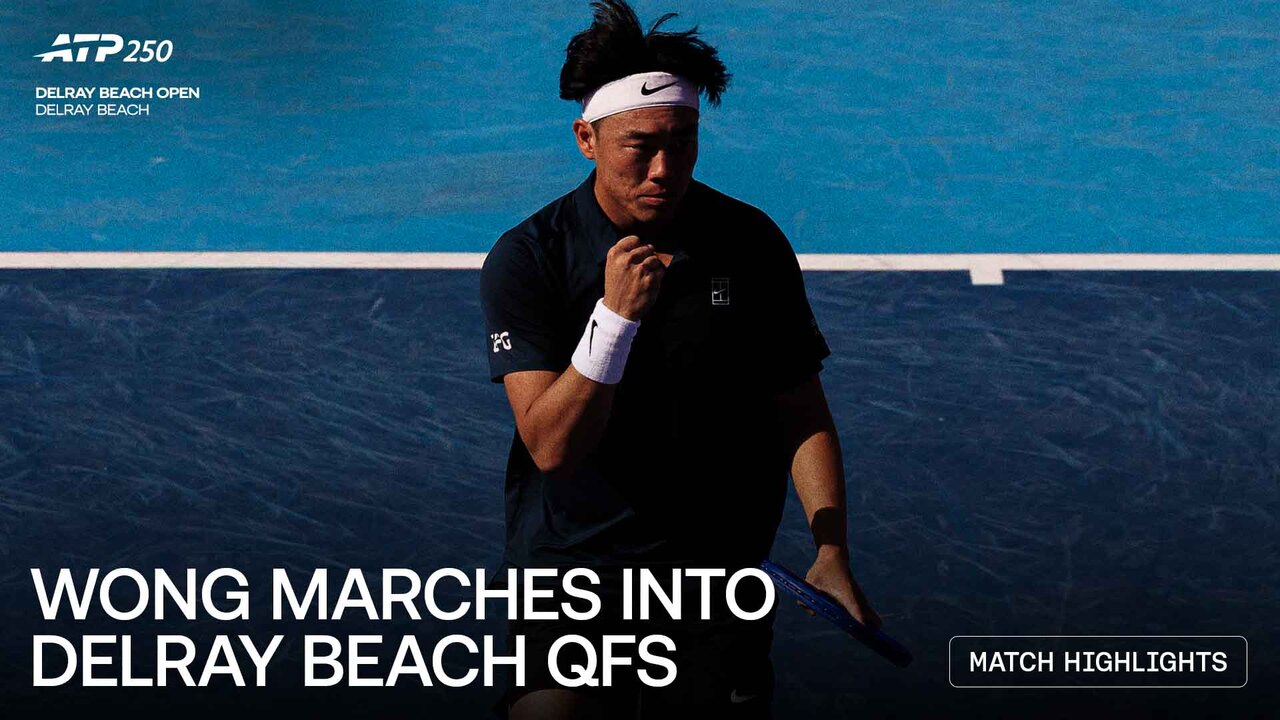 Highlights: Wong upsets home hope Nakashima, advances to Delray Beach QFs