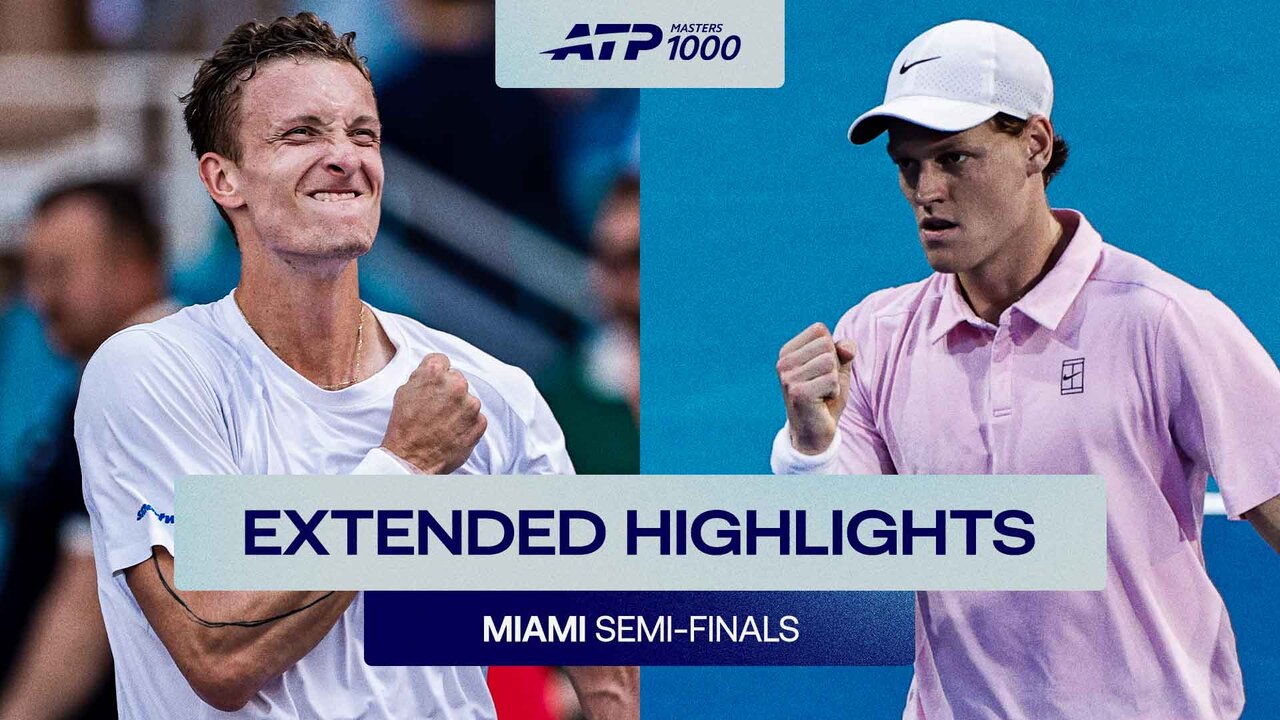 Extended Highlights: Lehecka, Sinner set title showdown in Miami