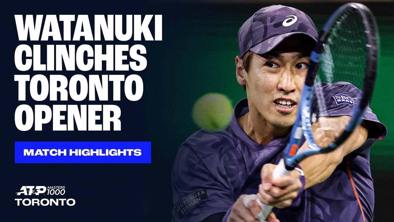 Highlights: Watanuki rallies past Altmaier in Toronto opener 2025