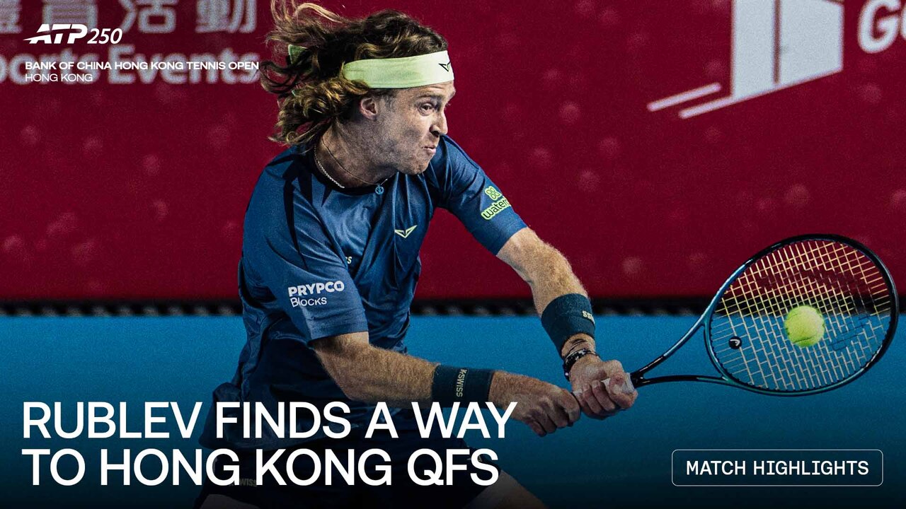 Highlights: Rublev rallies, downs Wu in Hong Kong season opener