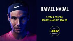 Nadal Fue Honrado Con El Premio A La Deportividad Stefan Edberg 2020