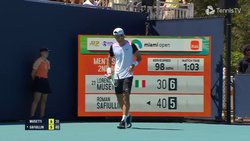 Hot Shot: Gran passing de Musetti en Miami 2024 | ATP Tour | Tennis