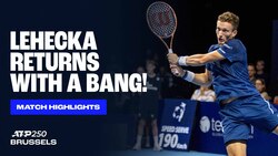 Highlights: Lehecka kickstarts Brussels bid with win over #NextGenATP Bailly  