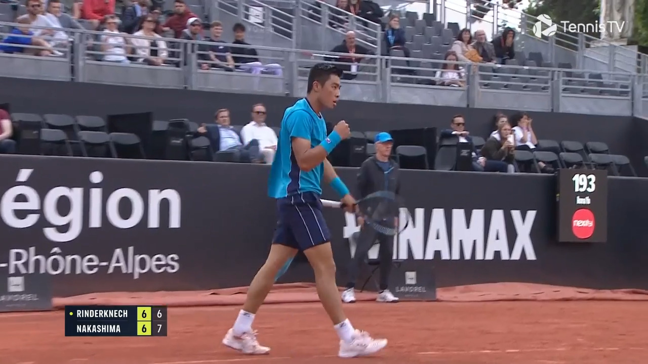 Hot Shot Nakashima Finds The Line To Claim Set In Lyon Video Search Results ATP Tour Tennis