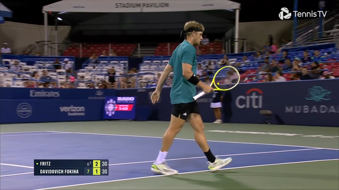 Hot Shot: Davidovich Fokina's special angle leaves Fritz stranded in Washington 2025