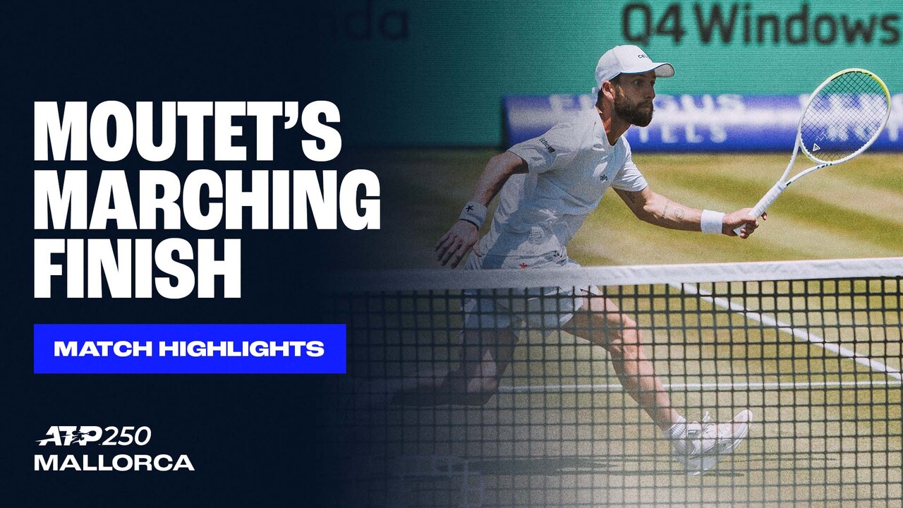 Highlights: Moutet accelerates past Martinez in Mallorca